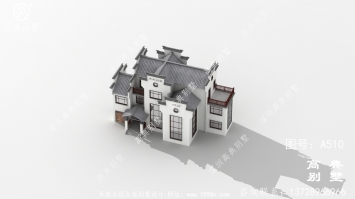 中式风格三层别墅，显得如此美好