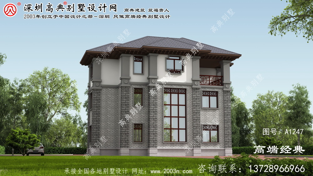 汉沽区自建别墅设计效果图