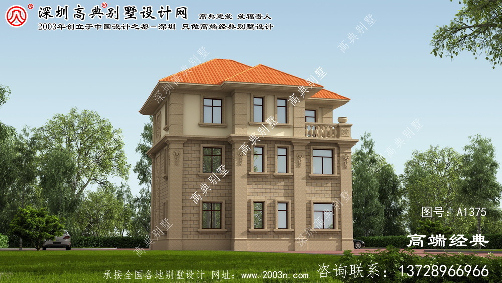 南市区农村三层别墅设计图