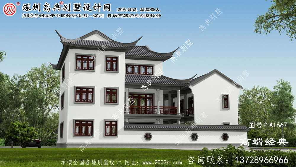 平定县乡村别墅设计图纸两层