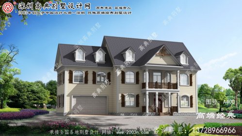 滴道区三层自建房效果图
