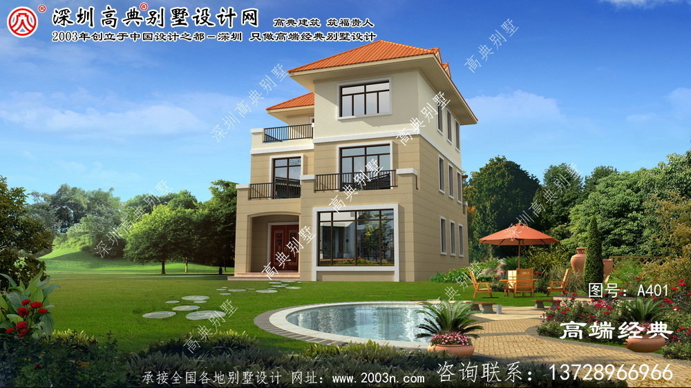 密山市建房子设计图农村三层