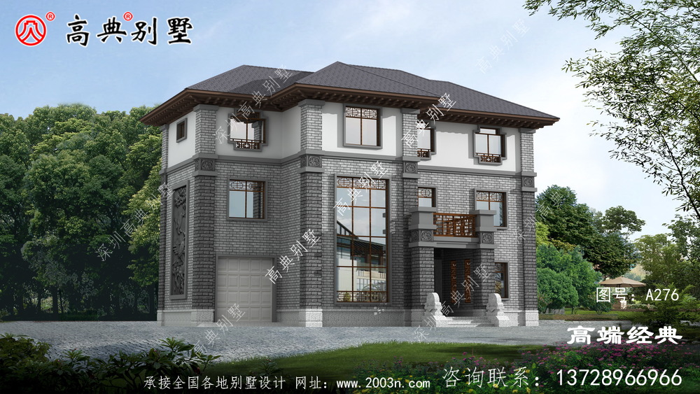 农村三层建房设计图