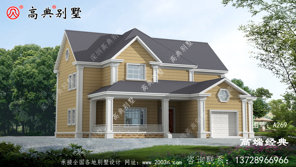 农村两层自建房图纸一般是多高？