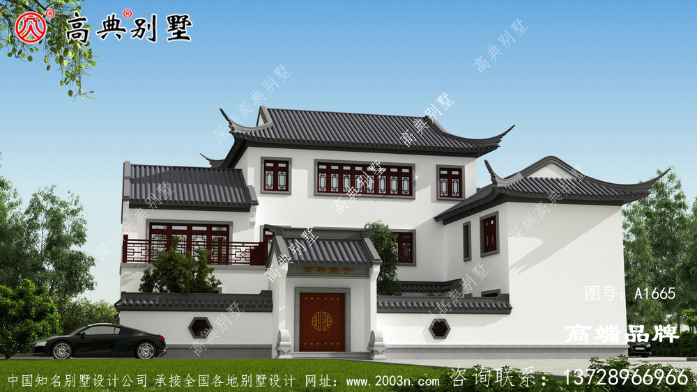 二层农村自建房设计平面图给人一种简洁优雅的整体印象 !
