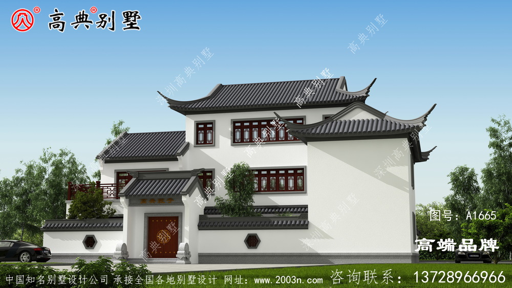 二层农村自建房设计平面图给人一种简洁优雅的整体印象 !