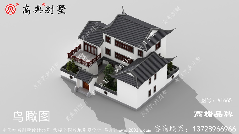 二层农村自建房设计平面图给人一种简洁优雅的整体印象 !