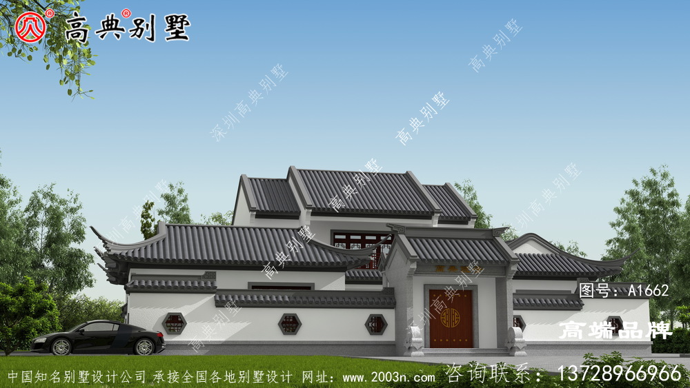 私人自建房设计图纸建一座漂亮大气的别墅