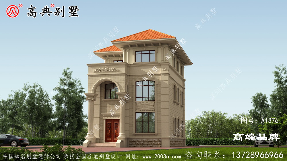 农村93平方米小户型别墅,适合宅地小的朋友建