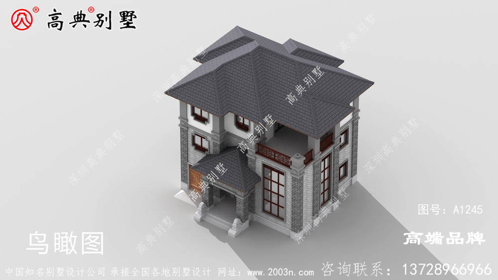 农村三层别墅图纸