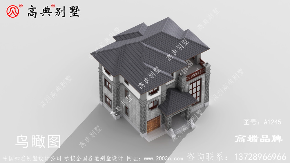 农村三层别墅图纸
