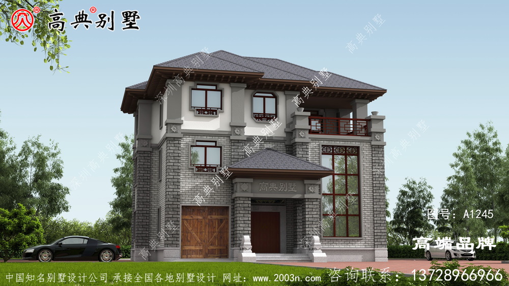 农村三层别墅图纸