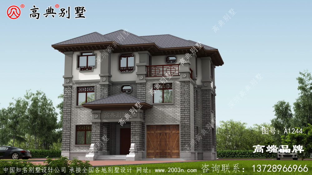 三层小别墅建筑设计图