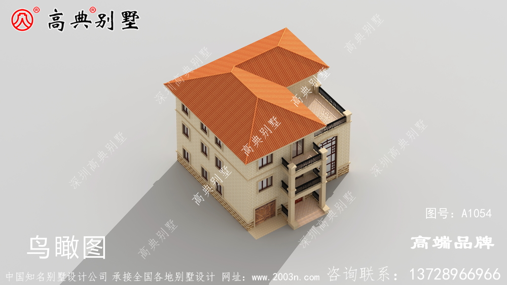 三屋农村别墅适于新农村建造