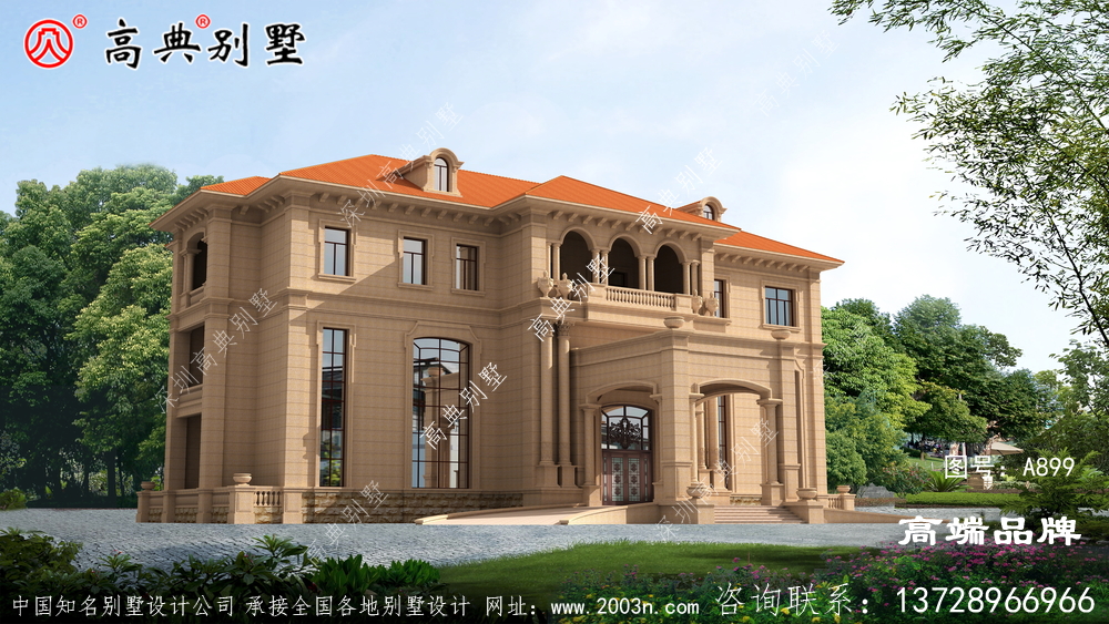 三层别墅图用最少的钱建一栋最好的房。