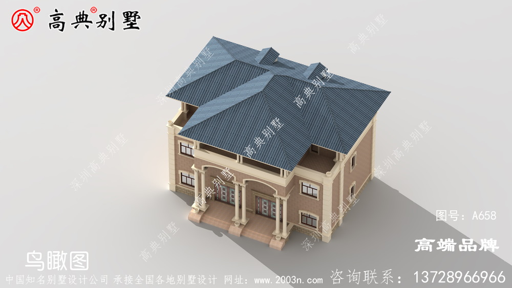 农村自建房经典的外观,沉稳低调的建筑配色