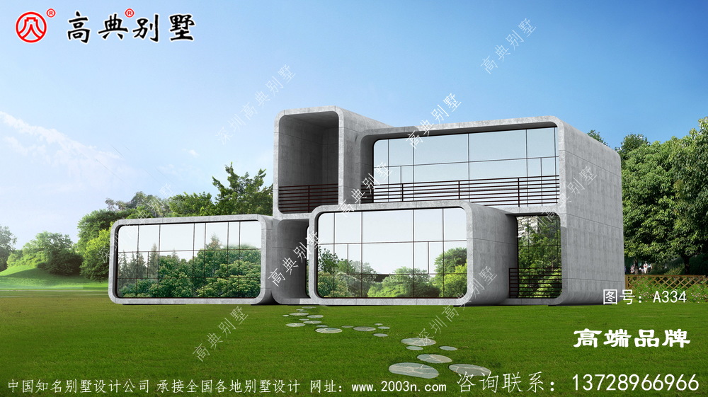 农村2层房屋设计图设计线条流畅,层次分明