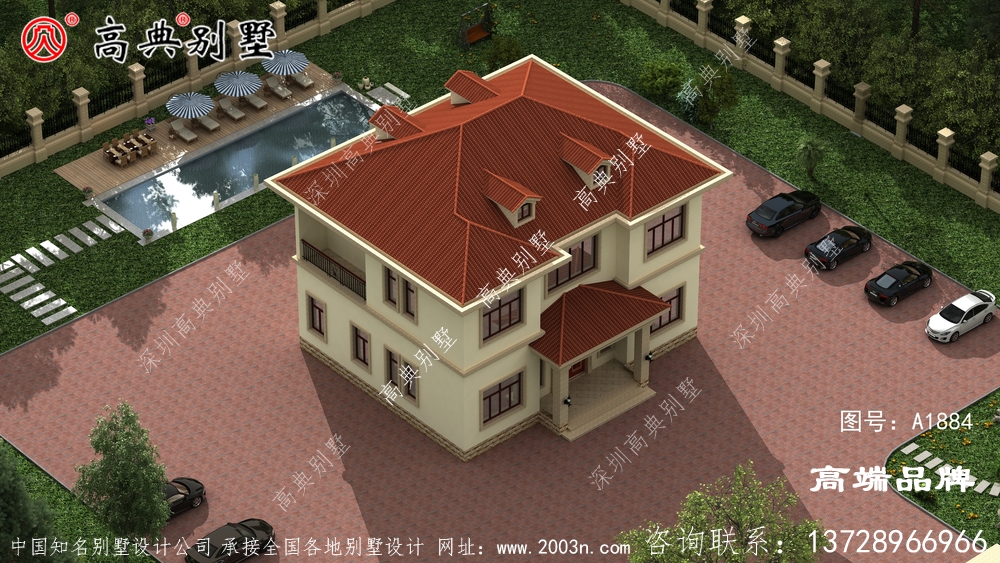  别墅装潢设计图经济型简欧两层别墅