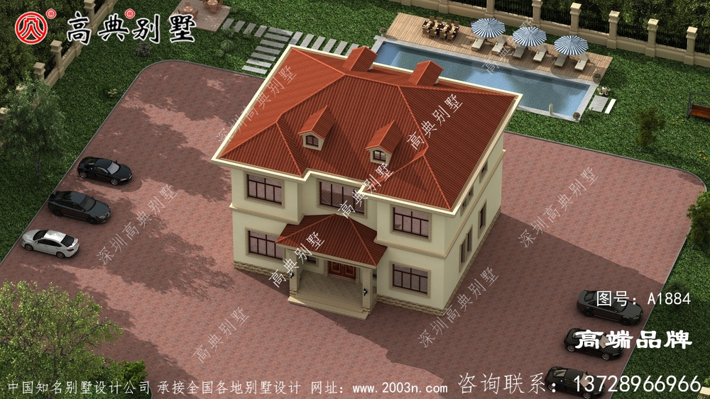  别墅装潢设计图经济型简欧两层别墅