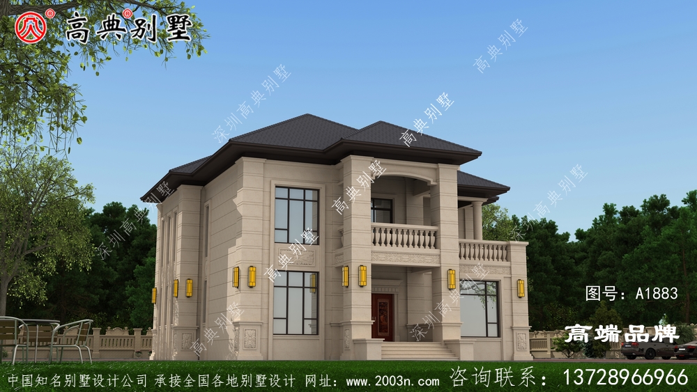 别墅怎么设计造型非常好看雅致。	