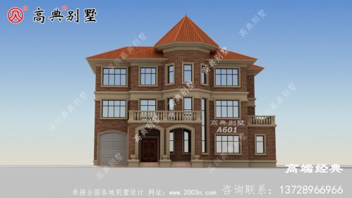 连云港市三层别墅图，就算宅基地再小，建出来的房子也能很气派
