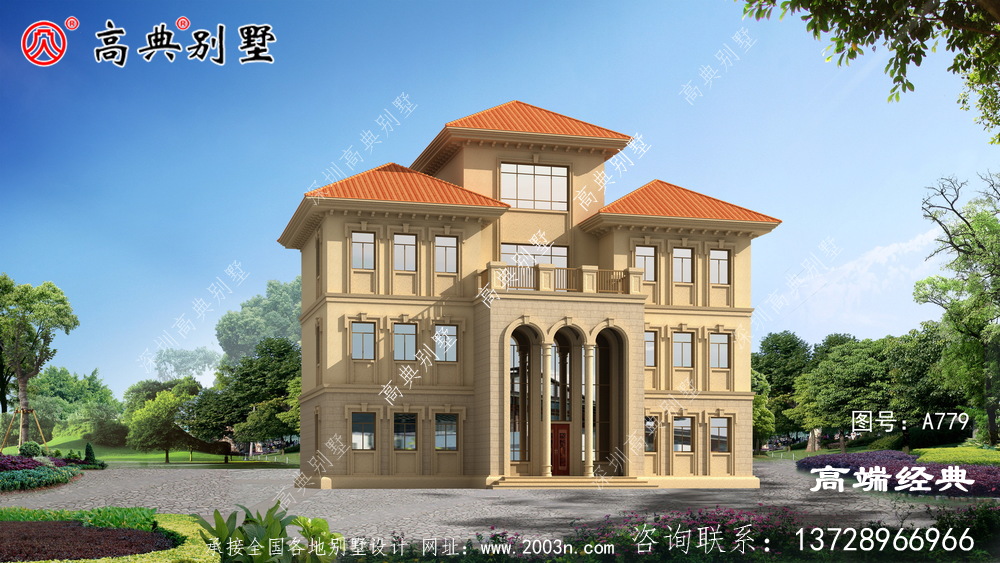 最实用农村四层别墅设计图，盖完绝对不后悔