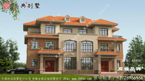 三层住宅设计造型精致而温馨