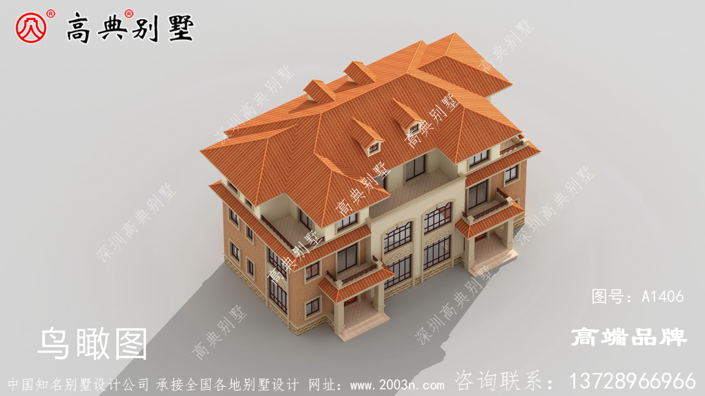 三层住宅设计造型精致而温馨
