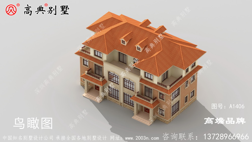 三层住宅设计造型精致而温馨