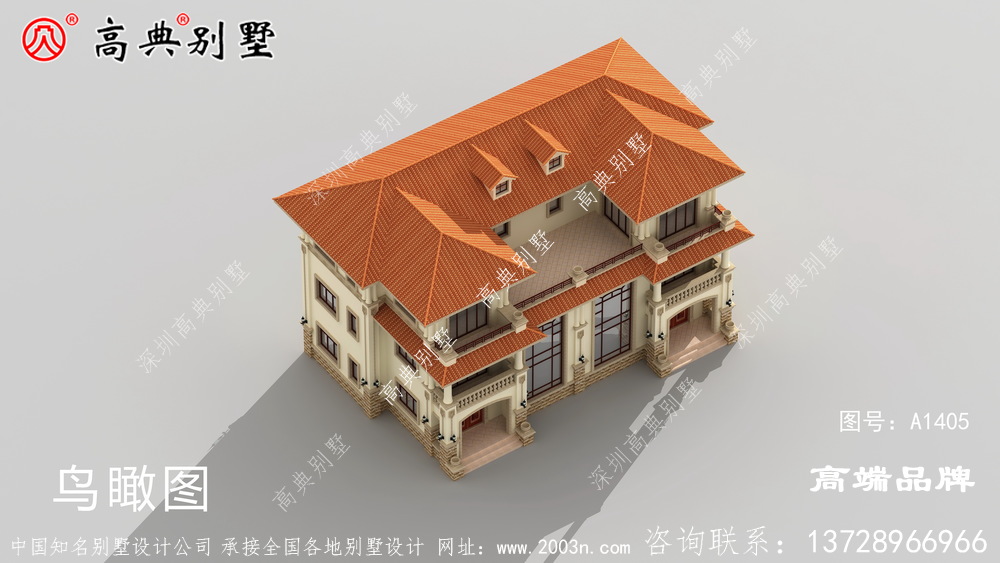 农村3层房屋设计图非常适合农村建造!