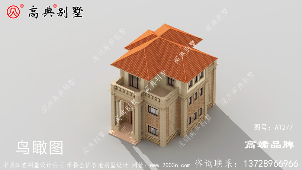 三层独栋别墅设计图生活美景环绕,惬意舒适