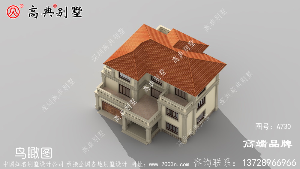 农村别墅外观效果图设计欣赏