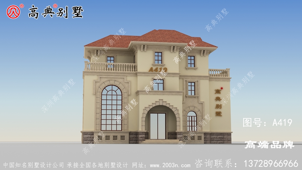 房屋设计平面图农村透露着沉稳内敛的气质
