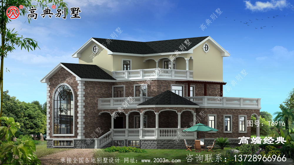 建这样的别墅一看就是有文化底蕴的人家