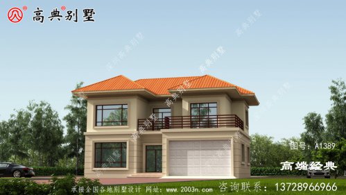 私人经济小别墅设计图，农村135.95平米自建房小洋楼榆次市