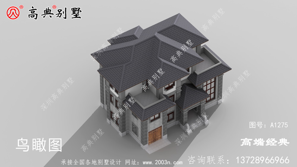 单色别墅也可以建的很漂亮
