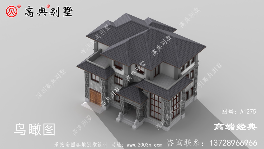单色别墅也可以建的很漂亮