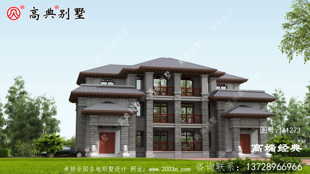 建的人多，完工效果都非常棒的中式双拼别墅