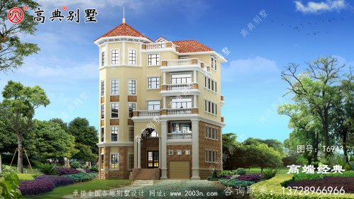 2020新款农村五层别墅设计图纸户型图，带