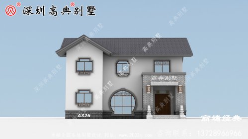 农村自建二层养老住宅户型图，比买房便宜多了