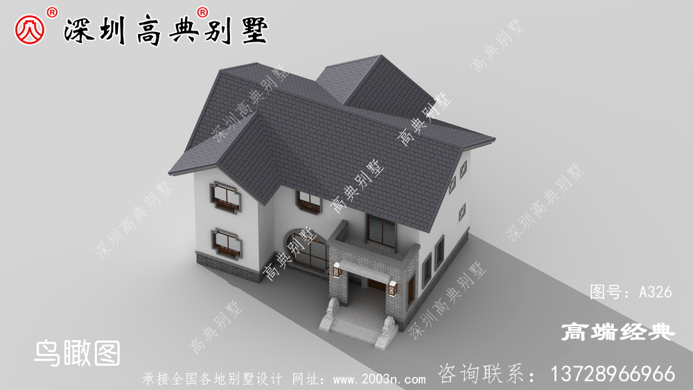 农村自建二层养老住宅户型图，比买房便宜多了