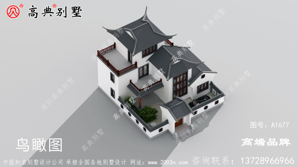 简单的配色再加上不俗的建筑形态,称其为村里第一房都不为过。