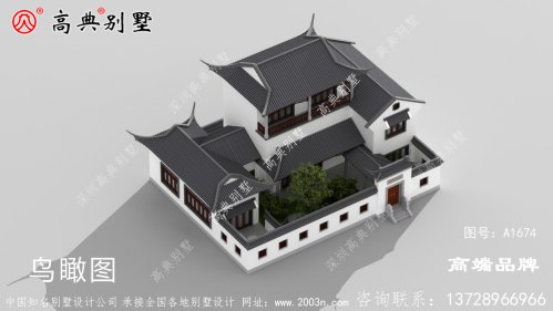 建中式别墅父母在老年能享受享受。美得