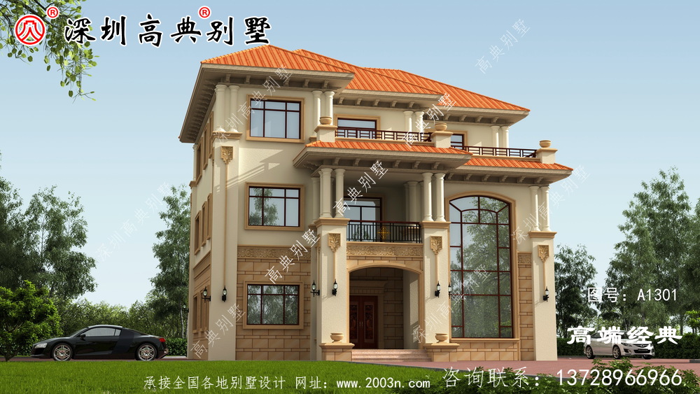 经典农村自建房,火爆了全村,建一栋,能成为全村模仿对象。