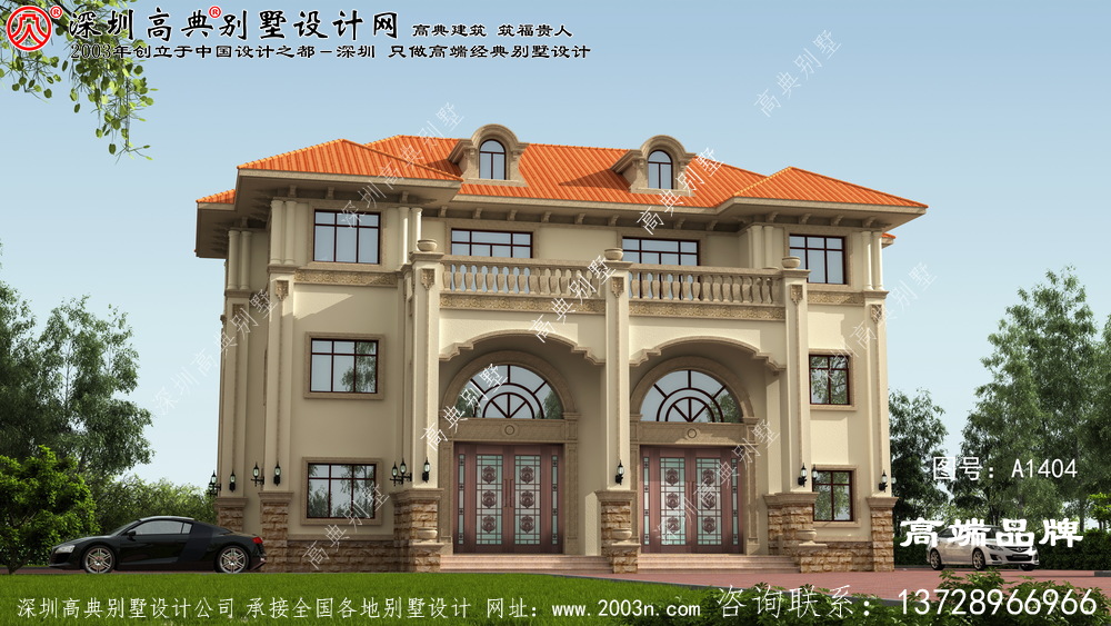 2021新款三层别墅外观漂亮，看一眼就爱上