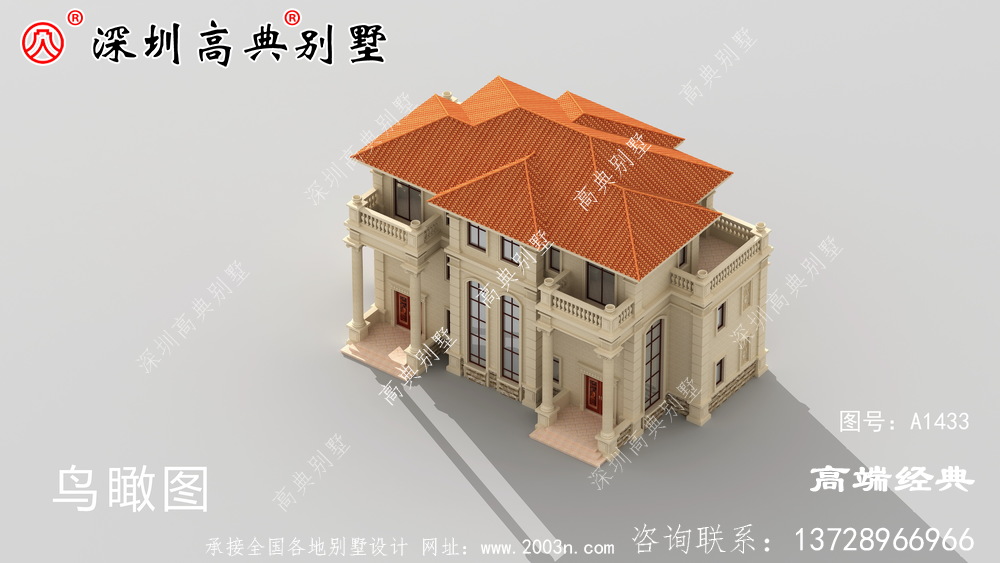 农村建房三层图片简单美观,适合全家居住。