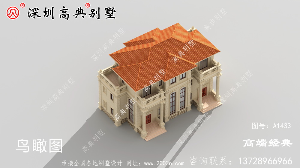 农村建房三层图片简单美观,适合全家居住。