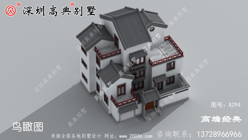 农村自建房户型设计的越来越多的人选择传统中式风格