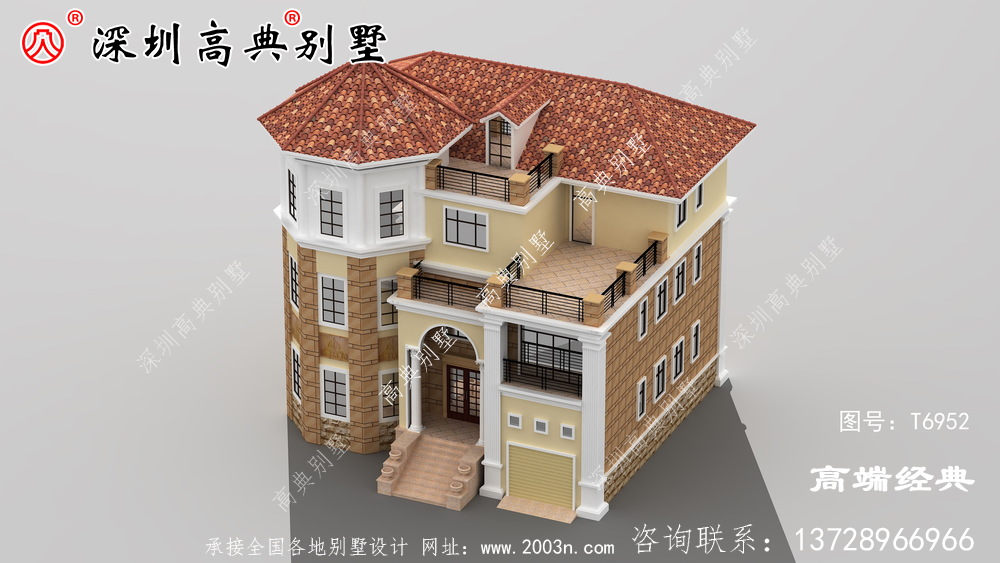 农村自营住宅三层半实景图,户型超实用!
