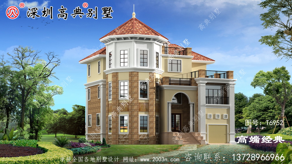 农村自营住宅三层半实景图,户型超实用!